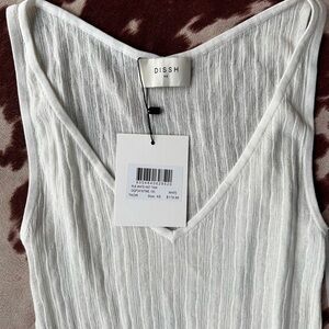 DISSH Cream Textured Top